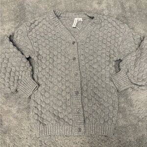 Janie and Jack Gray Cardigan